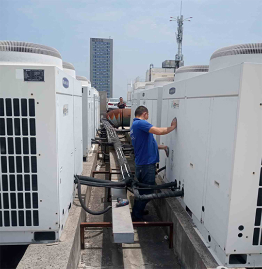 南郑中央空调制热和不制冷系统维修方法